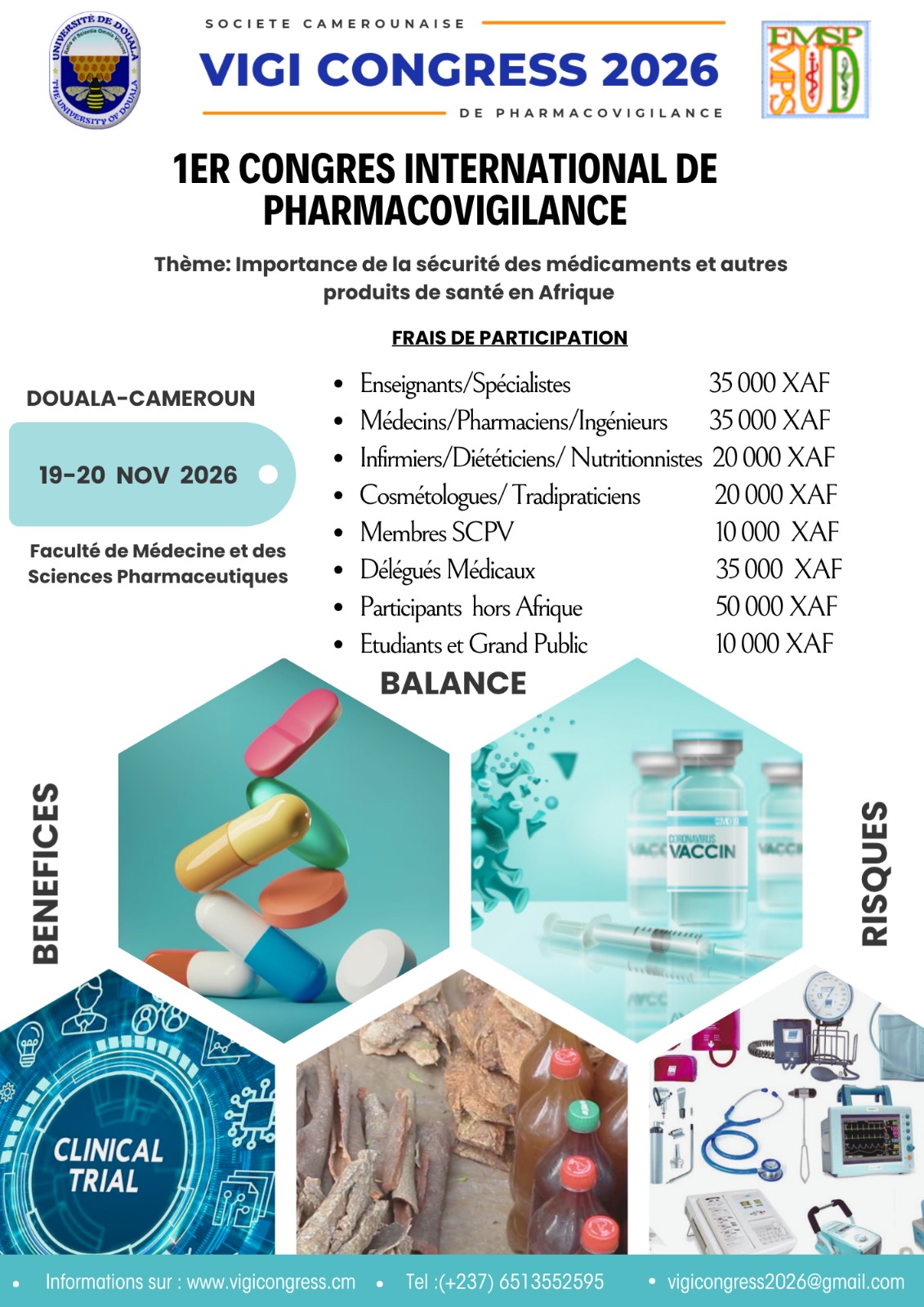 1er congrès international de Pharmacovigilance au Cameroun